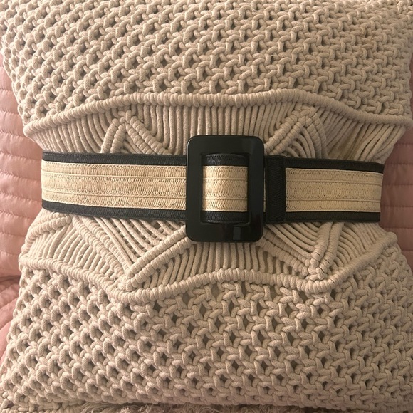 Wide straw belt - Picture 1 of 7